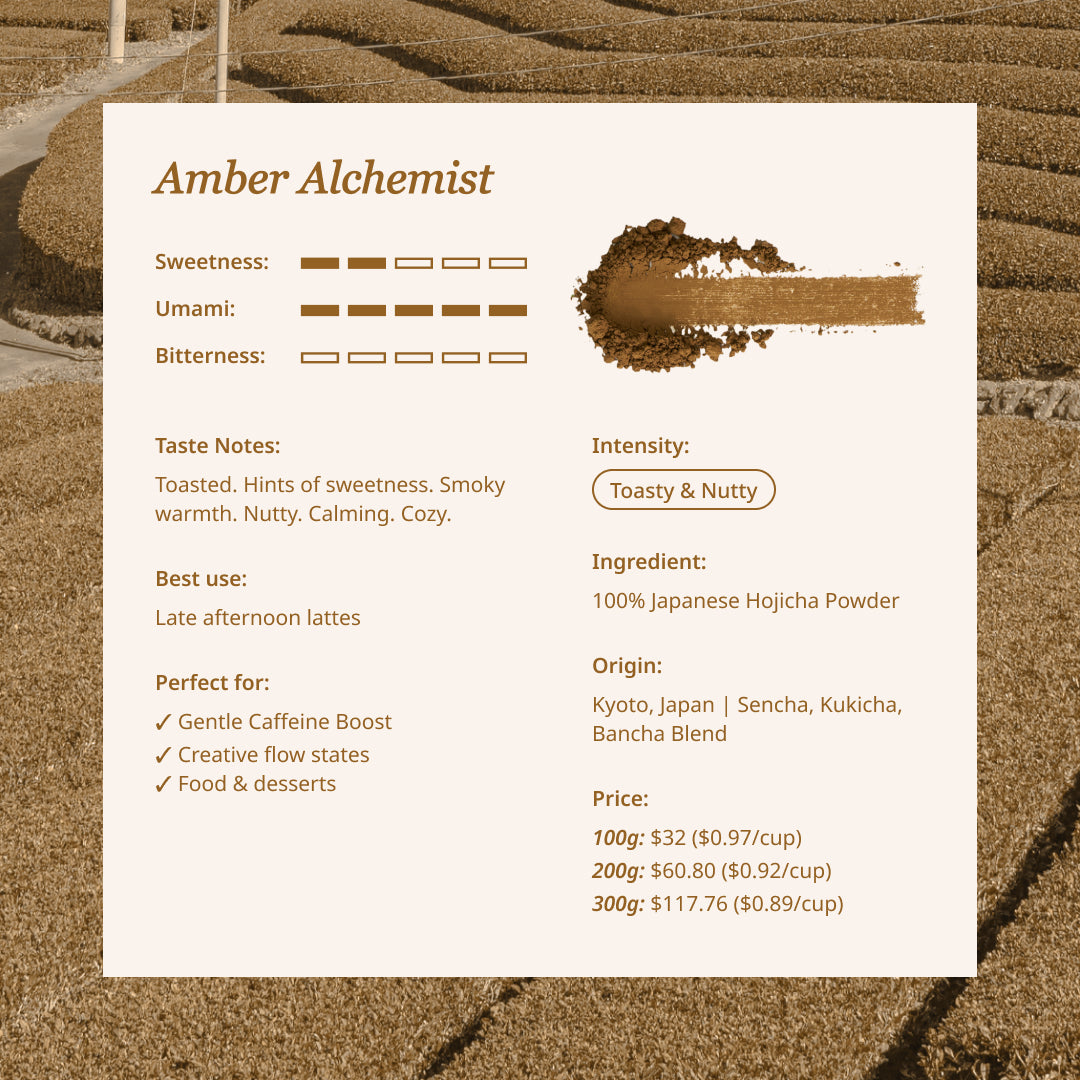 Amber Alchemist - Hojicha Powder