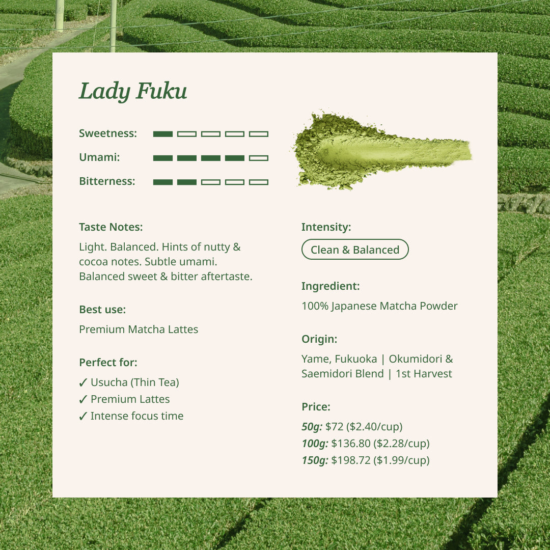Lady Fuku - Yame Ceremonial Matcha