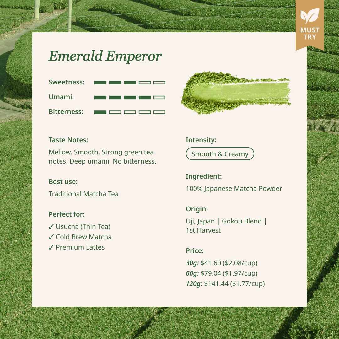 Emerald Emperor - Royal Ceremonial Matcha