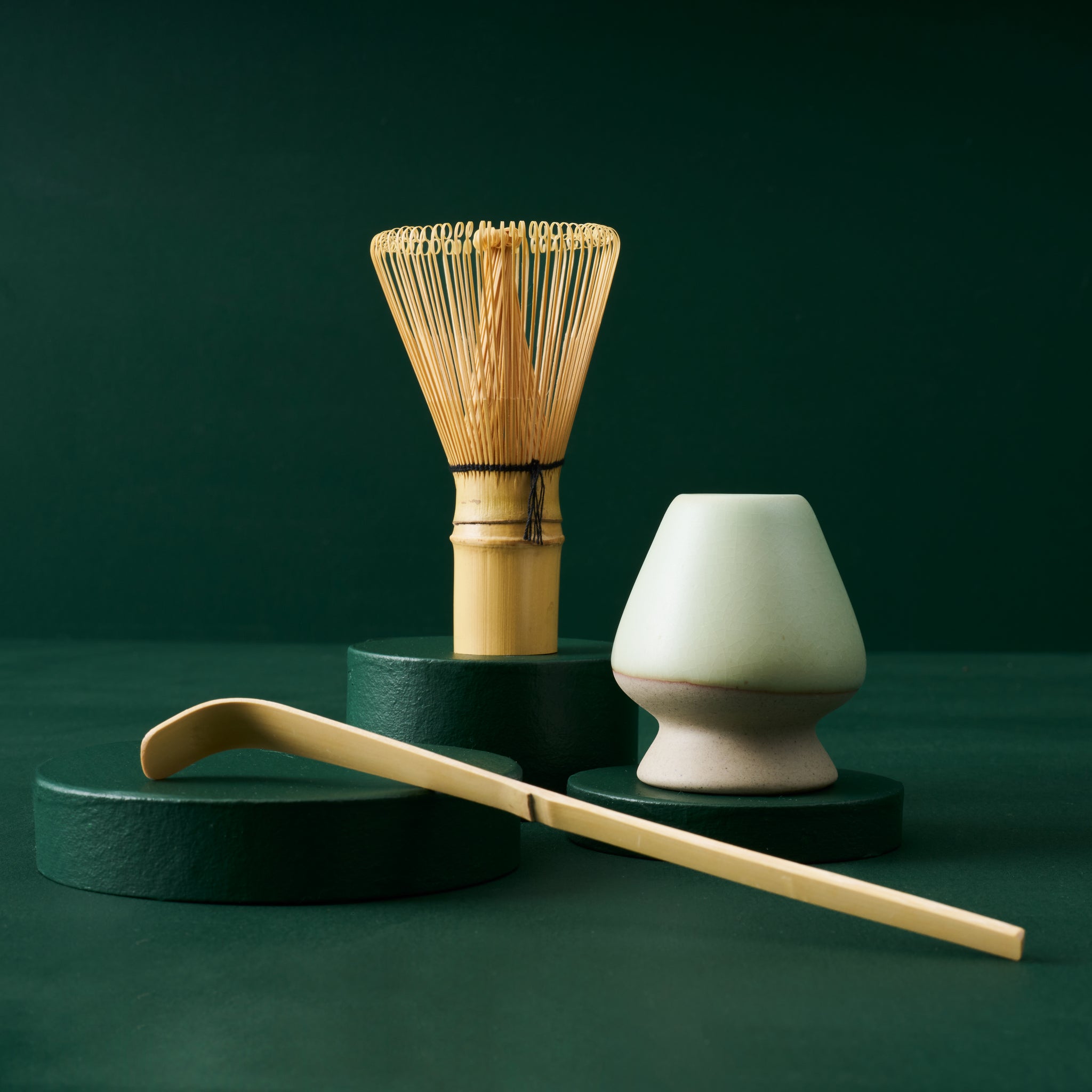 TEANAGOO MATCHA KIT, Matcha Whisk (Chasen), Traditional Spoon (Chashaku), Teaspoon, Whisk Holder - The Perfect Set for Making a Cup of Tea TEANAGOO MATCHA KIT, Matcha Whisk (Chasen), Traditional Spoon (Chashaku), Teaspoon, Whisk Holder - The Perfect Set for Making a Cup of Tea